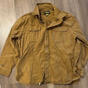 Cabela's Tan Long-Sleeve Shirt